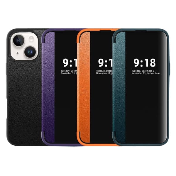 iPhone 13 mini PU-läderfodral med Smart Design