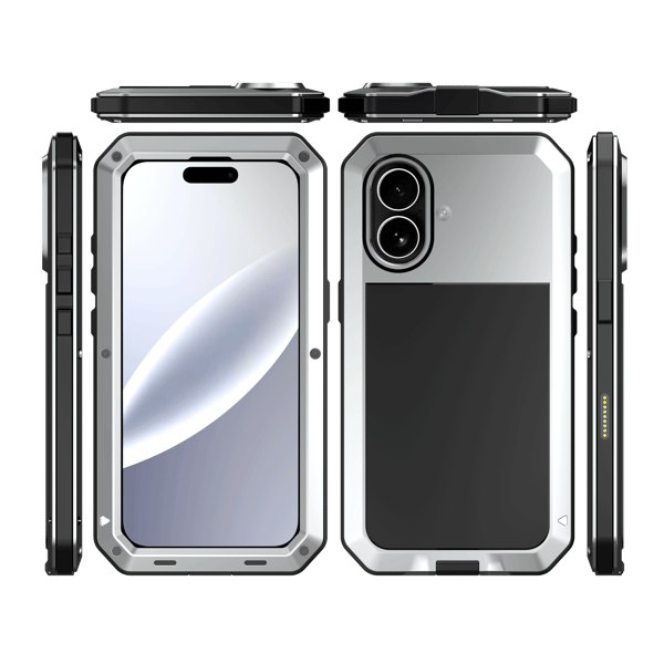 iPhone 17 Aluminiumskal  EXXO-design, Stötsäkert & Robust