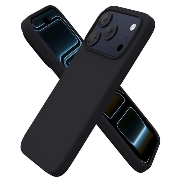 iPhone 17 Pro Max Skyddsskal Svart  Stilren Minimalism