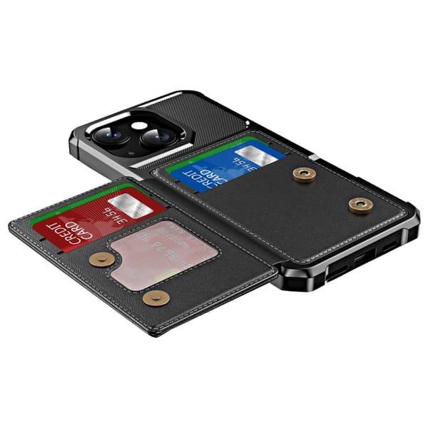 iPhone 13 Slimmat Skal  Kortfack & 360° Skydd