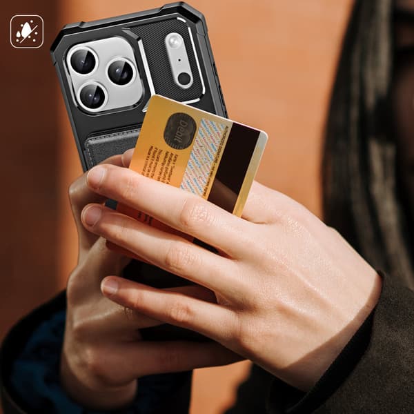 iPhone 17 Pro Max Stötsäkert Kortfacksskal