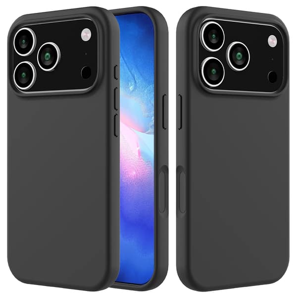 iPhone 17 Pro Max Skal  Silikon med Grepp & Klass