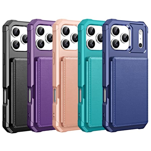 iPhone 17 Pro Max Stötsäkert Kortfacksskal