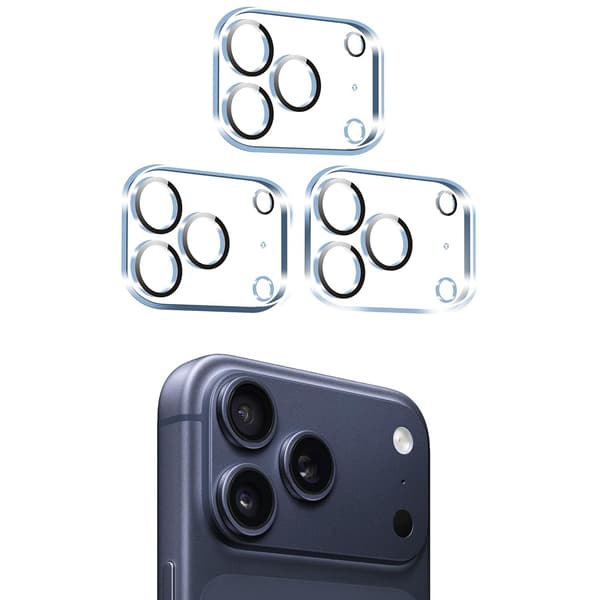 iPhone 17 Pro Max Linsskydd 3-pack - Skydda kameran!