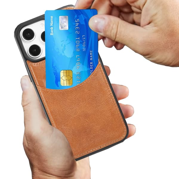 iPhone 11 Pro Max - Smidigt & Säkert Läderfodral