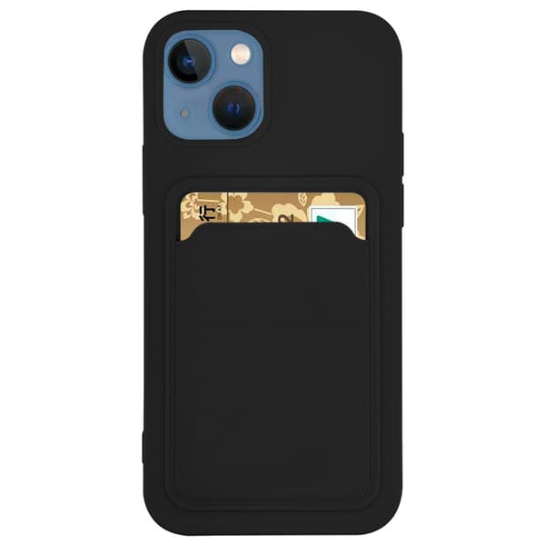 Silikonskal med Kortfack iPhone 15