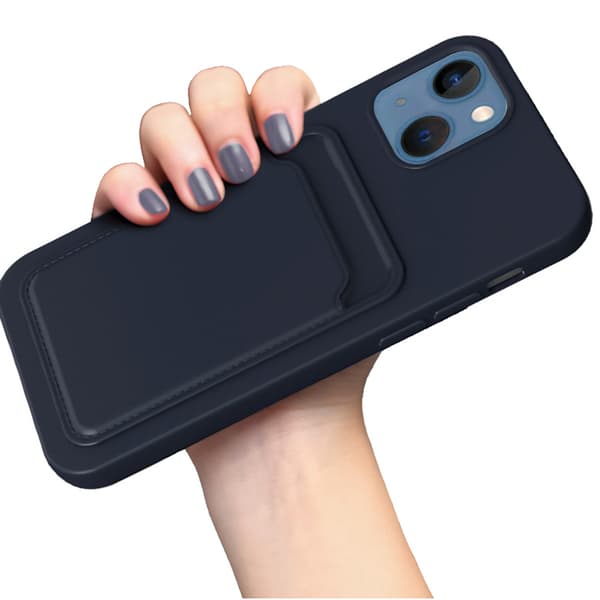 Silikonskal med Kortfack iPhone 15