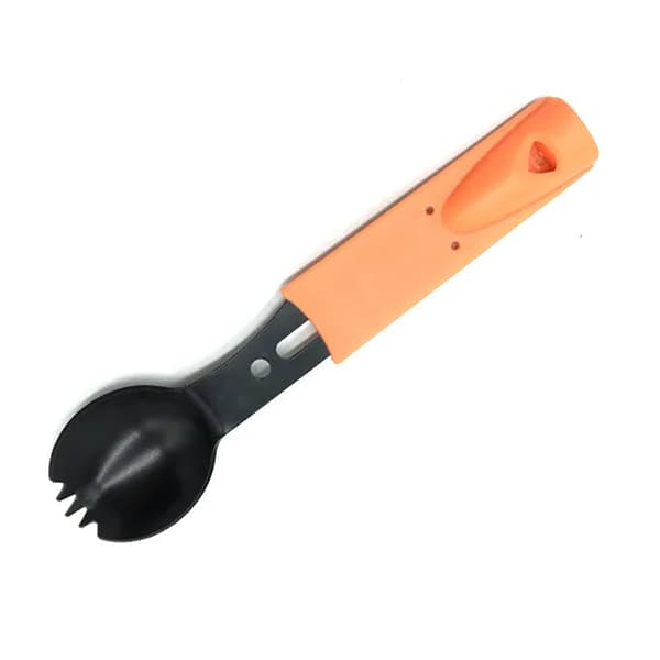 Multifunktionell skedkniv, backpacking tillbehör