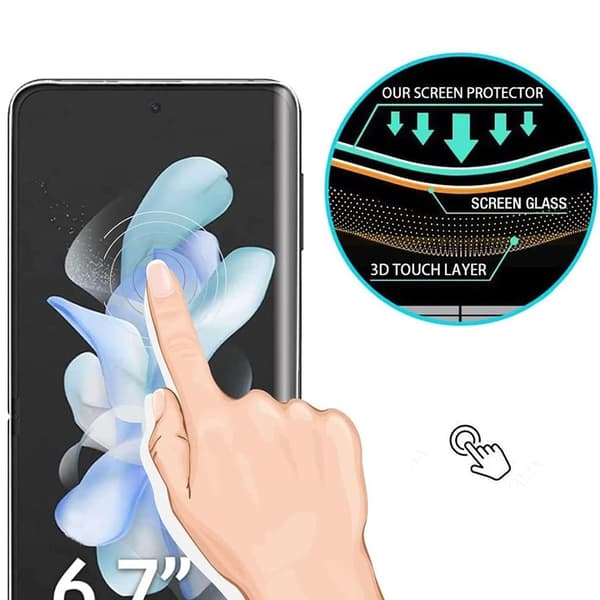Hydrogel Skärmskydd Set (2-pack) för Galaxy Z flip 7
