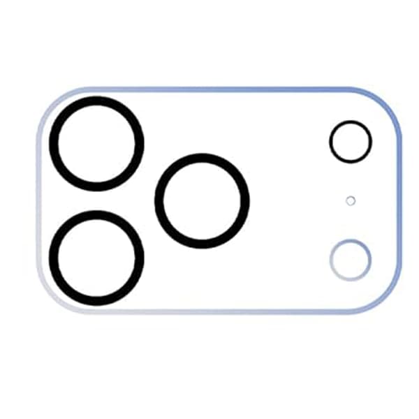 iPhone 17 Pro Max Linsskydd 3-pack - Skydda kameran!