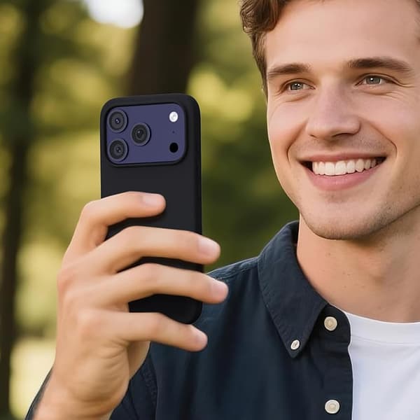 iPhone 17 Pro Matt Silikonskal Halkfritt