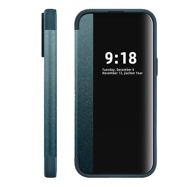 iPhone 13 Pro Max PU-läderfodral med smart funktion