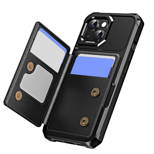 iPhone 13 Slimmat Skal  Kortfack & 360° Skydd