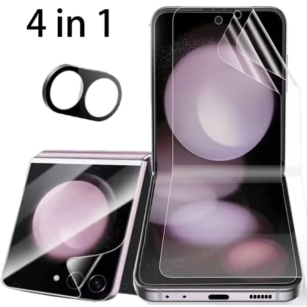 Hydrogel Skärmskydd Set (2-pack) för Galaxy Z flip 7
