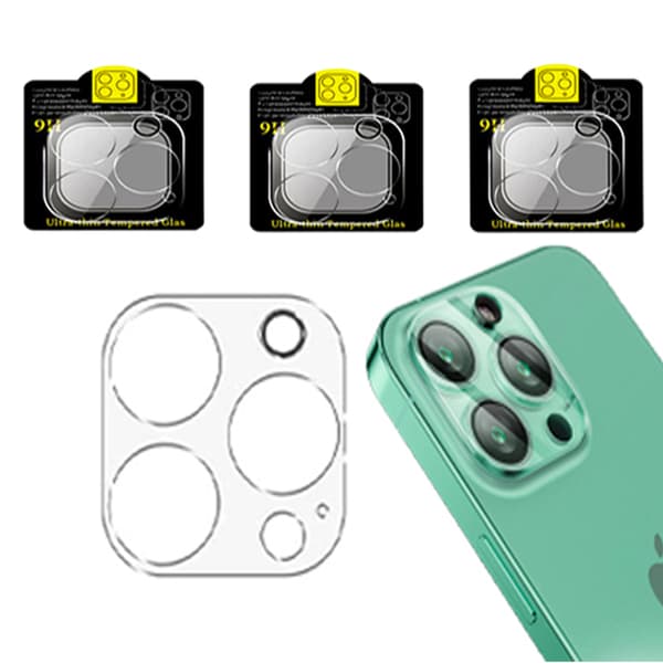 3-PACK Kameralinsskydd Standard HD 0,3mm iPhone 14 Pro