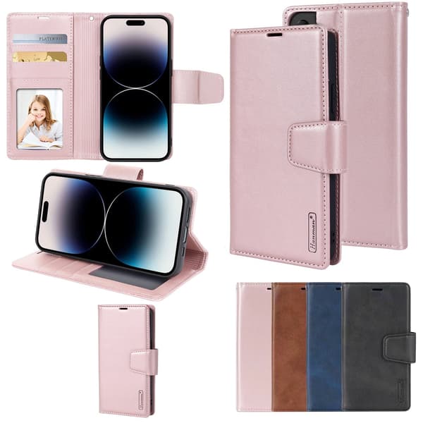 Plånboksskydd med Kortfack kompatibelt med iPhone 17