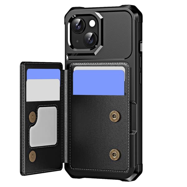 iPhone 13 Slimmat Skal  Kortfack & 360° Skydd