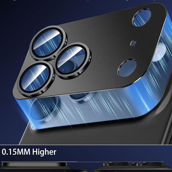 iPhone 17 Pro Kameraskydd 3-Pack  Ultratunt & Bubblfri