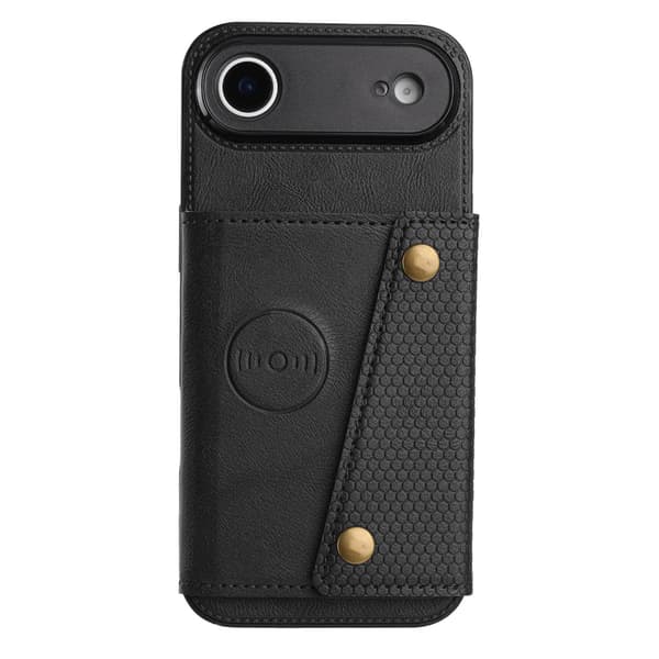 iPhone 17 Air Kortfacksskal med Silikonram & Ställfunktion