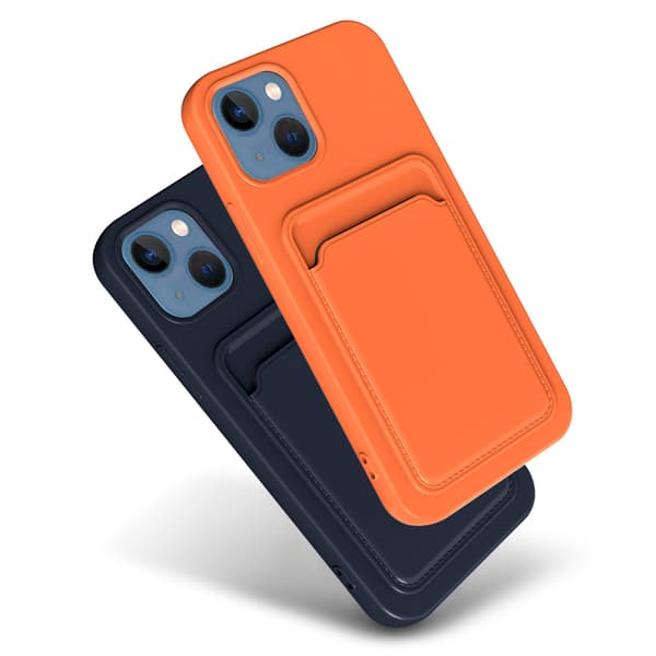 Silikonskal med Kortfack iPhone 15