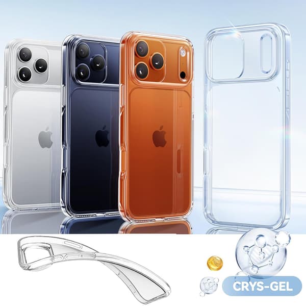 iPhone 17 Pro Smart Skyddsskal i Silikon