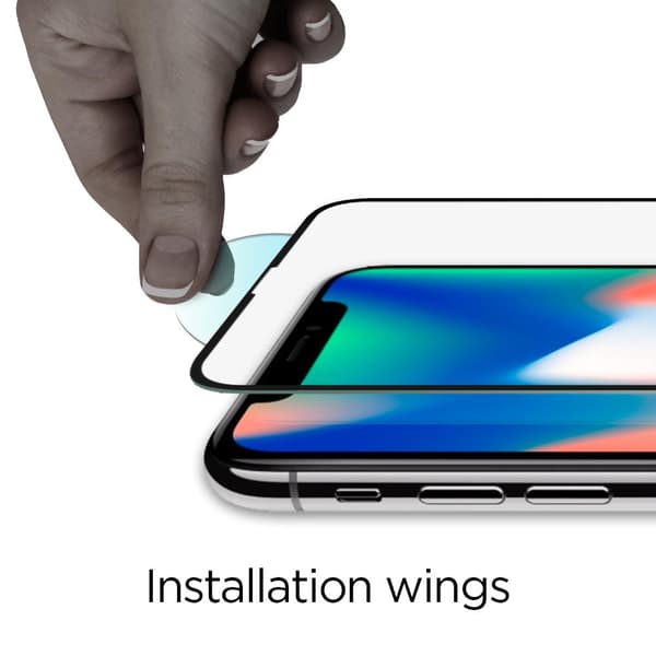 D:fence Skärmskydd (2-PACK) till iPhone XR (Ram)