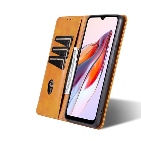 Lyxigt läderfodral för Redmi 12C