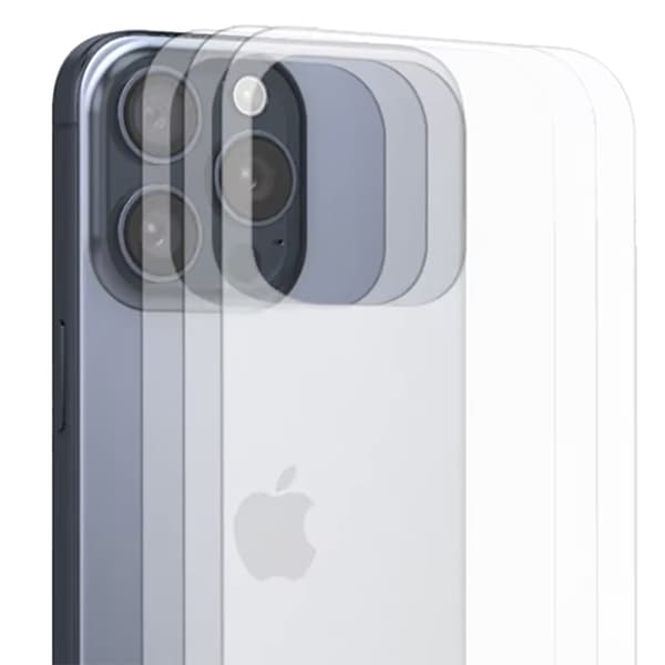 iPhone 16 Pro 2-pack Baksida Skärmskydd 0,3mm Enkel Installation