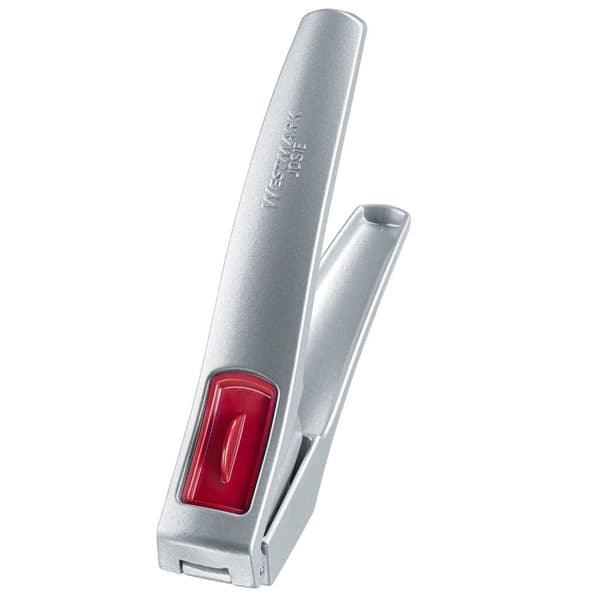 Westmark Garlic Press - Silver/Red - Easy to Use and Clean