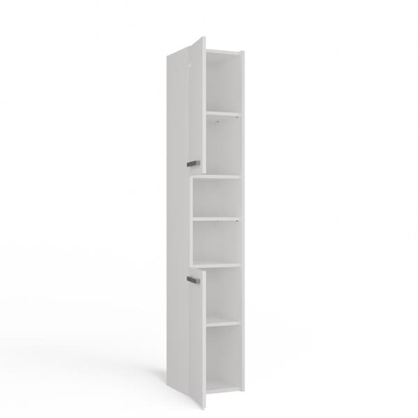 Topeshop S30 BIEL Bathroom Storage Cabinet White