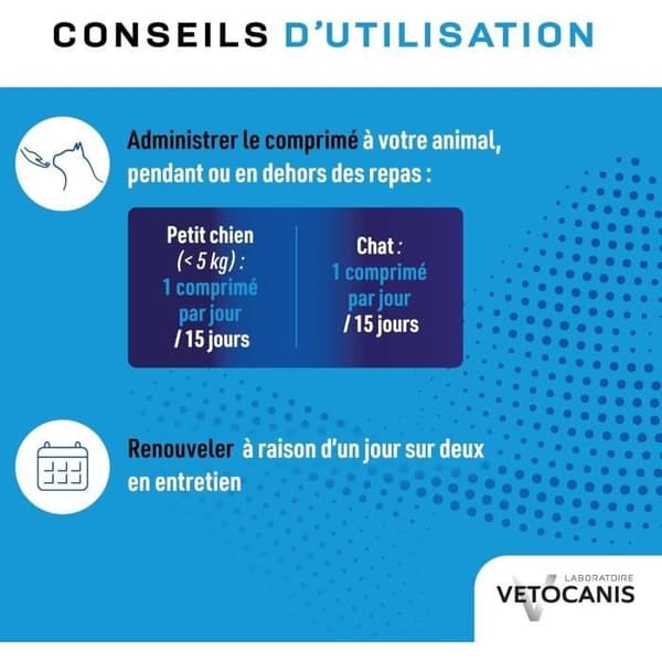VETOCANIS Chewable Toothpaste - 30 Tablets for Cats and Small Dogs