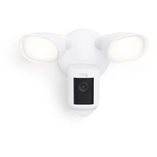 RING Spotlight Cam Pro - Mains Powered Surveillance Camera - White