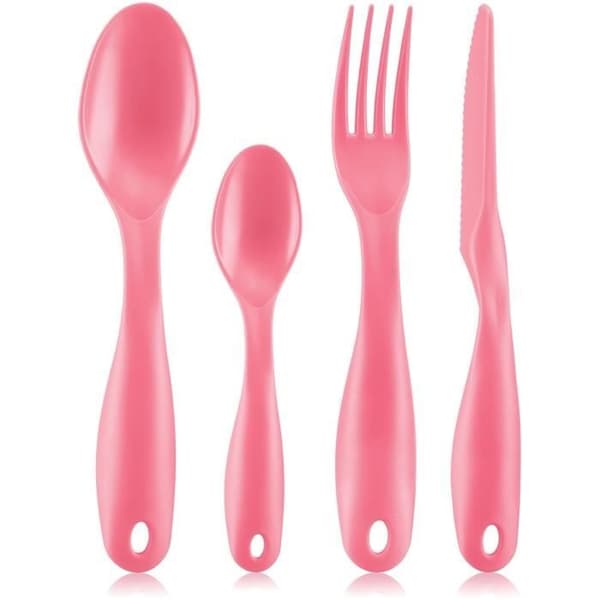 BODUM Compartmented Lunch Box with Cutlery - Bubblegum