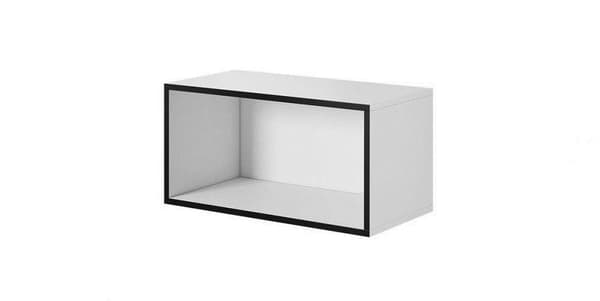 Open Storage Cabinet ROCO RO4 75x37x37 cm White/Black