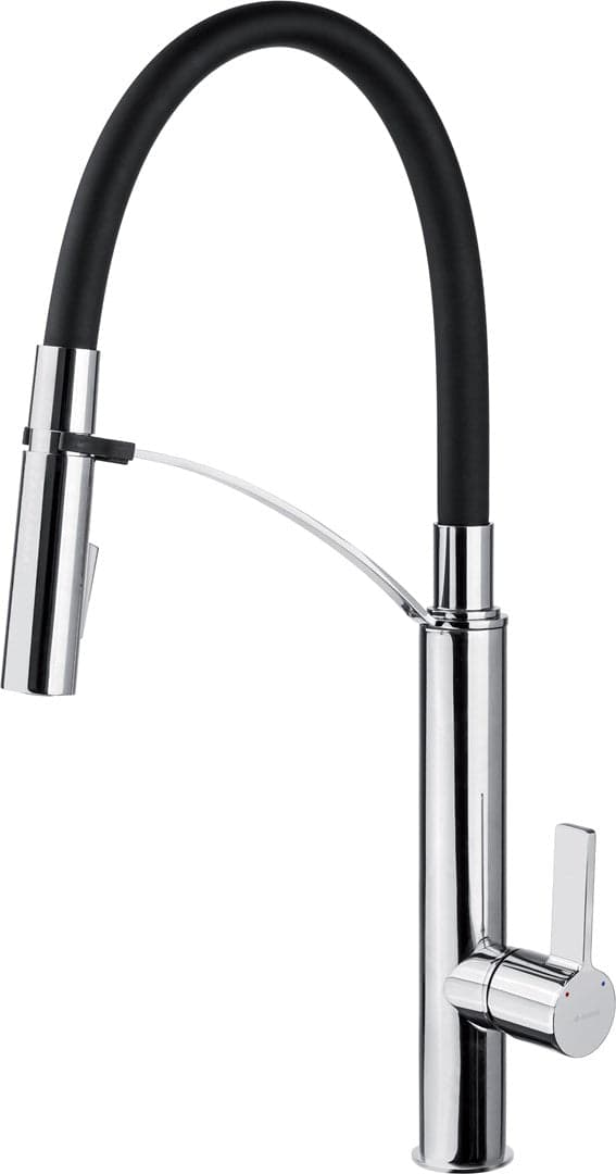 Deante GERBERA-30 Kitchen Faucet Pull-Out Spout Chrome/Black