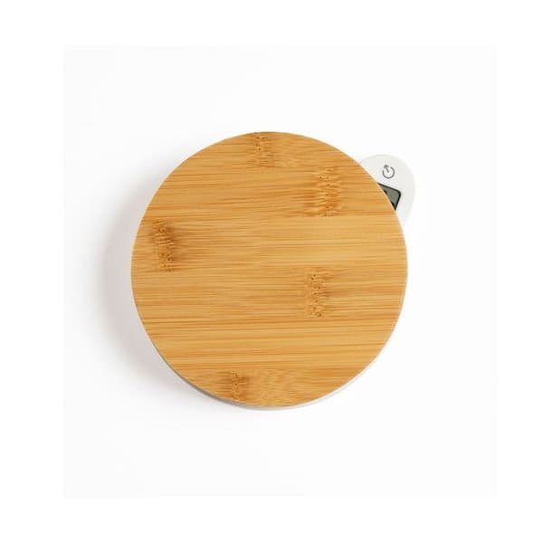Livoo Dynamo Kitchen Scale - DOM466 - 5 kg Capacity - Bamboo Platform