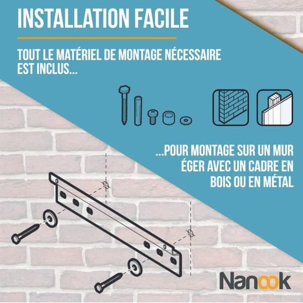 NANOOK Tilting Wall Mount - 32-55 Inch - Black
