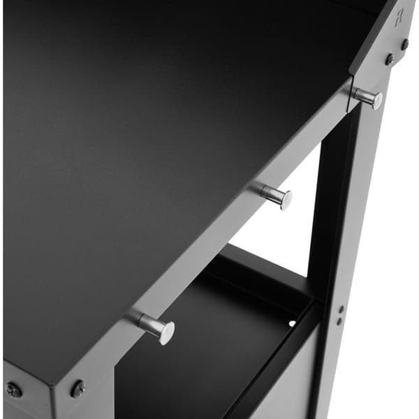 COOKINGBOX Multifunctional Trolley - 100x50 cm Top Shelf - Steel
