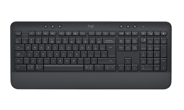 Logitech Signature K650 Wireless Keyboard, Bluetooth 5.1, QWERTY, Graphite