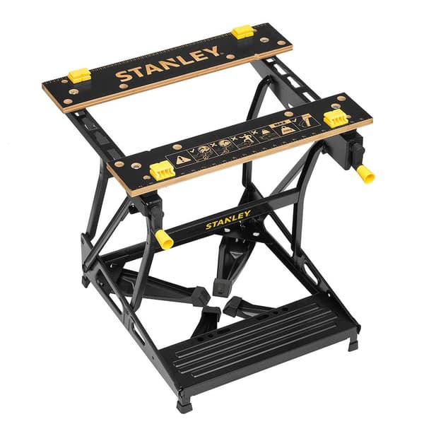 Stanley STST83400-1 Workbench & Vice - Bamboo Worktop, 250 kg Max Load