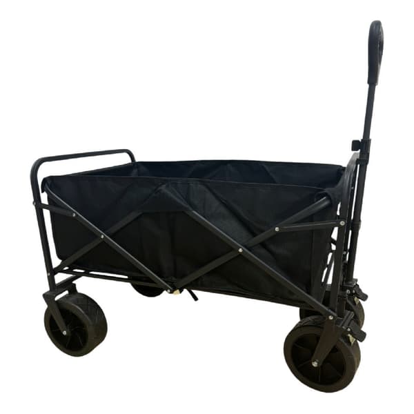Foldable Outdoor Wagon Black 90x51x57 cm