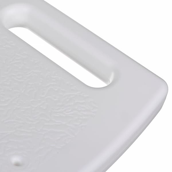 AIV Height-Adjustable Rectangular Shower Stool