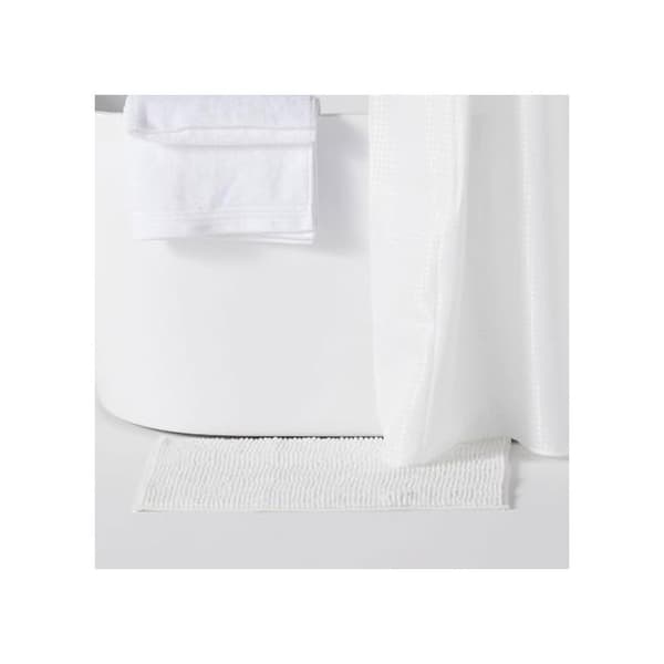 Shower Set - TODAY - UTILITY - Basket, Mat, Curtain - White