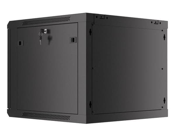 Lanberg WF01-6609-00B - 9U Wall Mounted Rack Shelf - Black