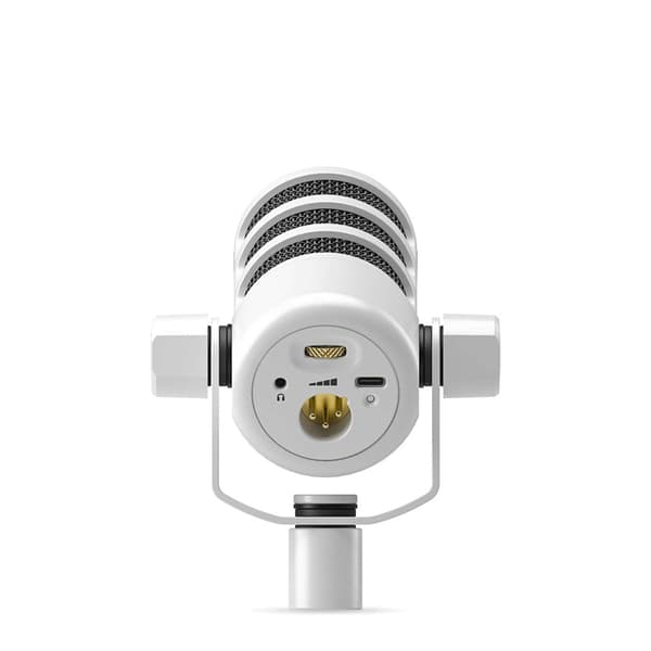 RODE PodMic USB White Dynamic Microphone for Podcasting