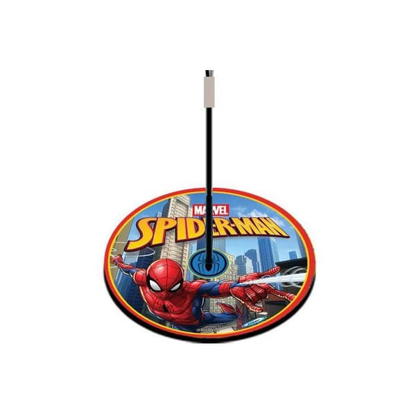 MARVEL 2-in-1 Ping-Pong Learning Set - Spider-Man - 2 Paddles + 5 Balls + Suction Cup Net