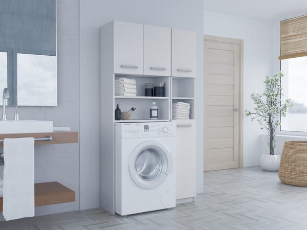 Topeshop MARPOL Bathroom Storage Cabinet - White - Model: MARPOL