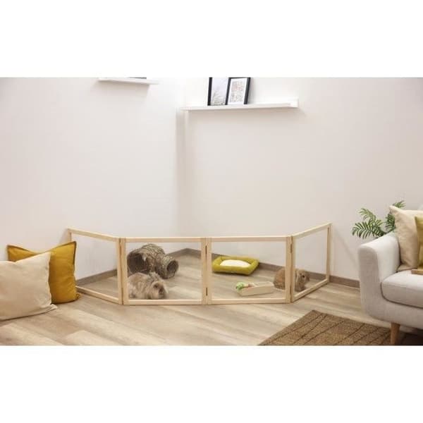 KERBL Indoor Enclosure Divider for Small Animals - Plexiglass