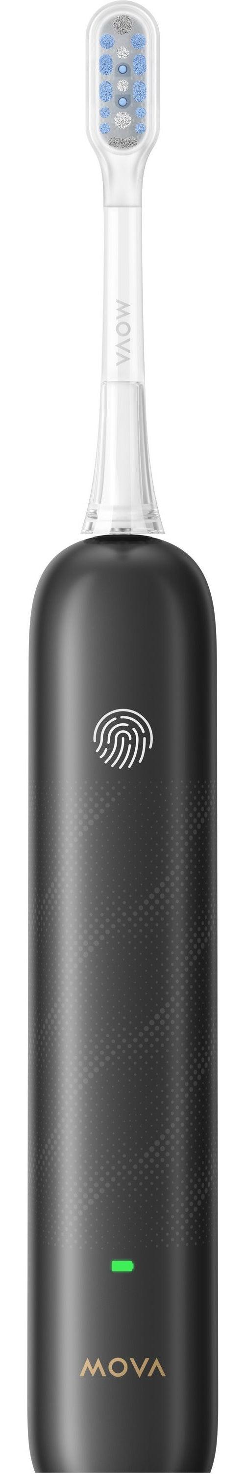 MOVA Electric Toothbrush - FRESH PRO - Black - Oscillating-Rotating Pulsating