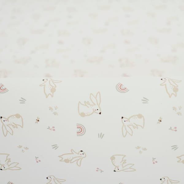 TINEO Changing Mat - PROFILE - PVC - Rabbits - 50x70 cm